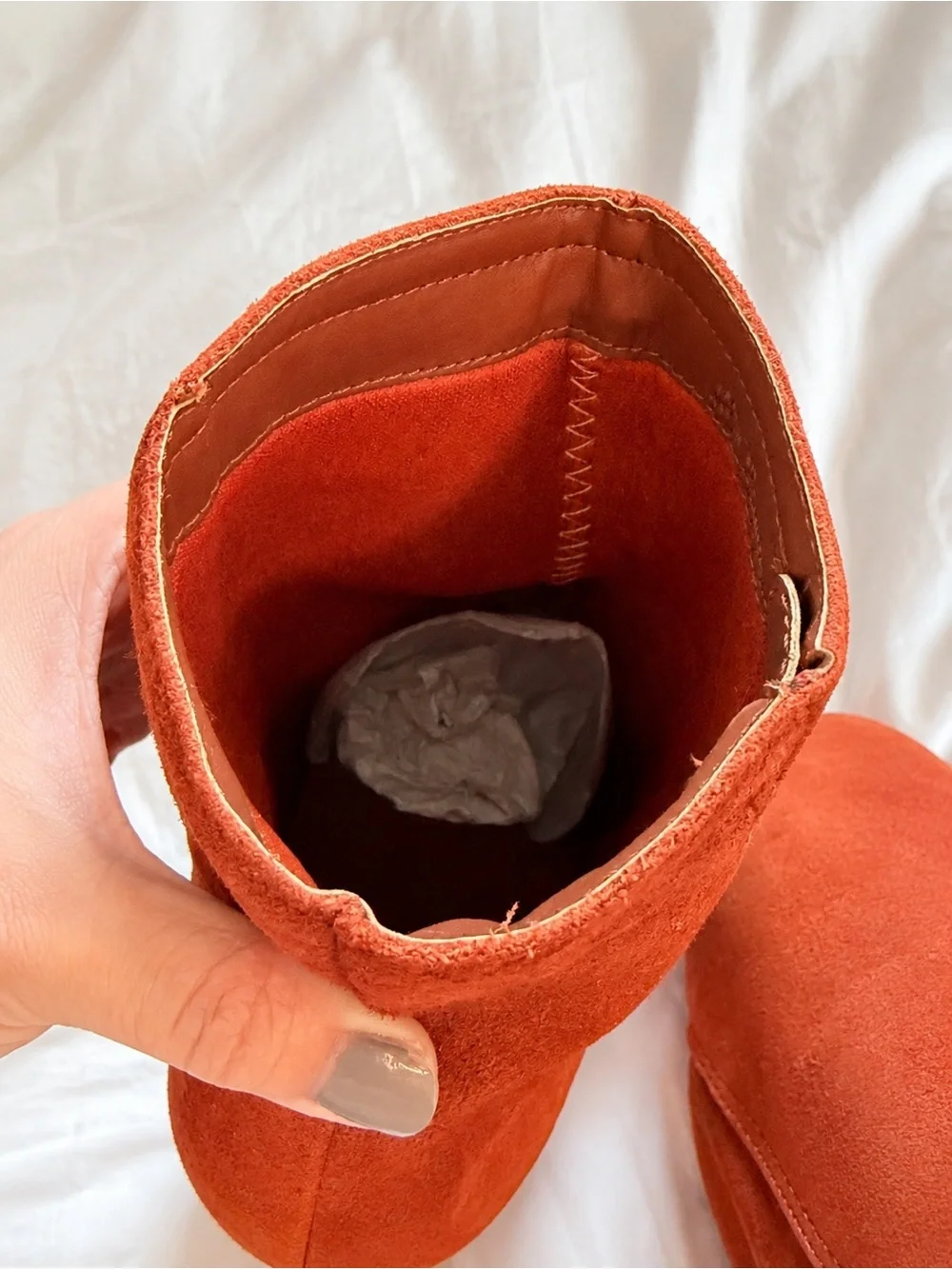 Urban Outfitters Rust Suede Ankle Booties US 9